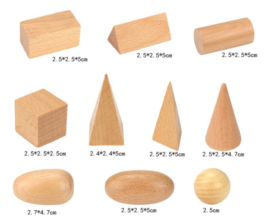 Solid geometric building blocks