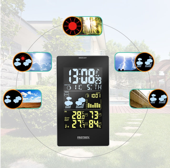 Electronic thermometer and hygrometer