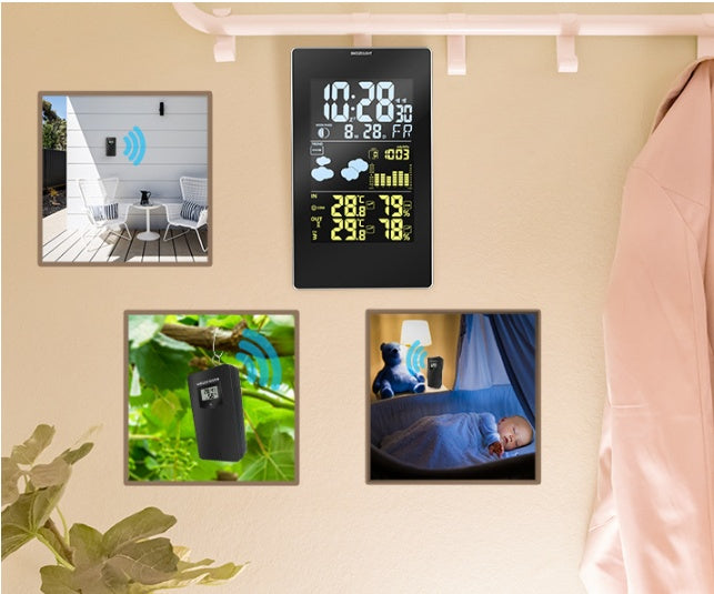 Electronic thermometer and hygrometer