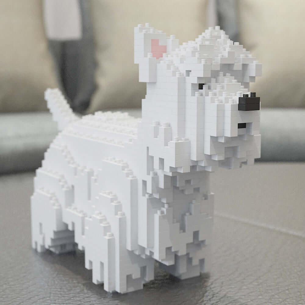Children's building blocks dog toy
