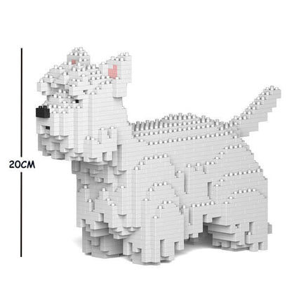 Children's building blocks dog toy