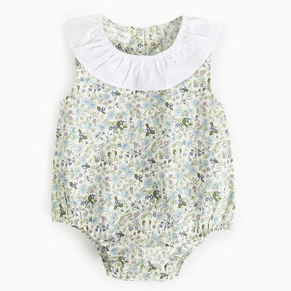 Cotton Romper Floral Baby Romper - Aura-Stores.com