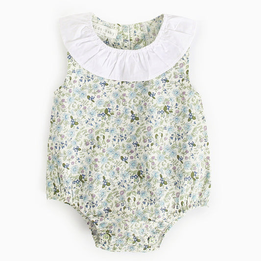 Cotton Romper Floral Baby Romper - Aura-Stores.com