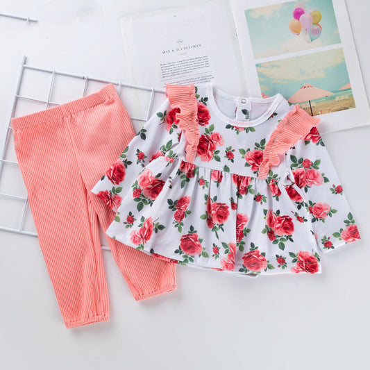Baby girl dress baby dress trouser suit - Aura-Stores.com