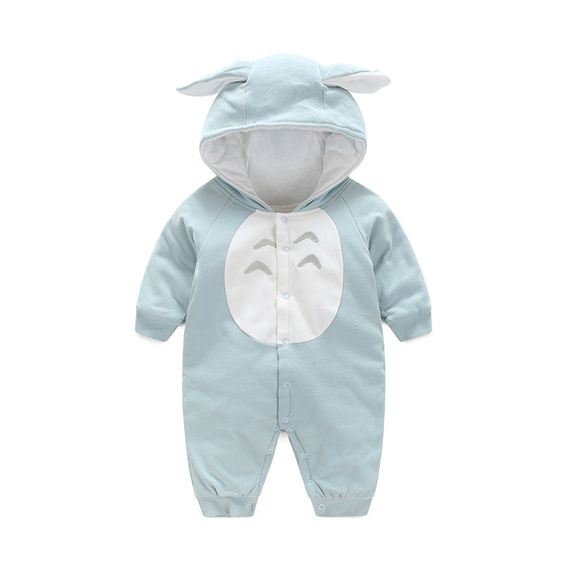 Baby jumpsuit for winter with bunny ears - Aura-Stores.com