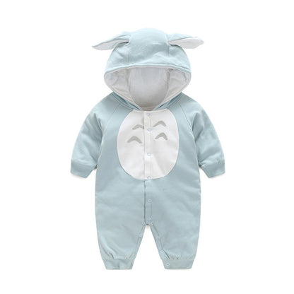 Baby jumpsuit for winter with bunny ears - Aura-Stores.com