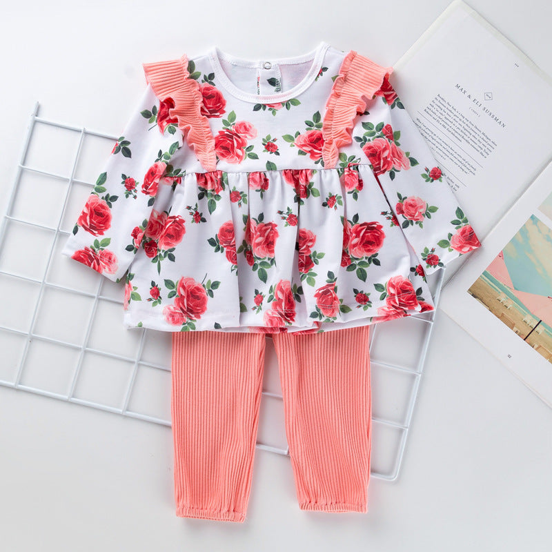 Baby girl dress baby dress trouser suit - Aura-Stores.com