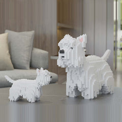 Children's building blocks dog toy