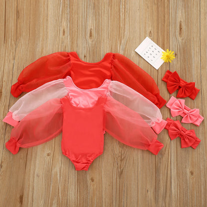 Autumn Newborn Infant Girl Clothes  Fashion Lovely Long Sleeve Bodysuit  Kids Girls Clothing Set Baby Girls Costume 2pcs Suit
