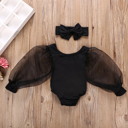 Autumn Newborn Infant Girl Clothes  Fashion Lovely Long Sleeve Bodysuit  Kids Girls Clothing Set Baby Girls Costume 2pcs Suit