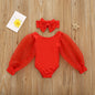 Autumn Newborn Infant Girl Clothes  Fashion Lovely Long Sleeve Bodysuit  Kids Girls Clothing Set Baby Girls Costume 2pcs Suit
