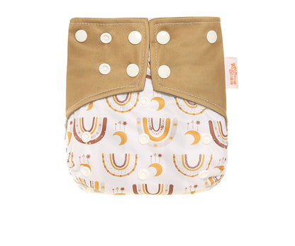 Western Style Digital Printing Bamboo Charcoal Diapers