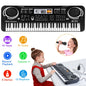 61 Keys Digital Music Electronic Keyboard Electric Piano Musical Instrument Kids Learning Keyboard With Microphone For Beginners Kids Girls Boys Adults